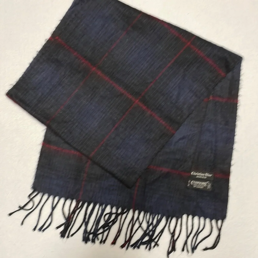 New Christian Dior, Monsieur Cashmere acrylic scarf